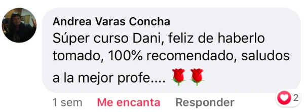Testimonio de alumna