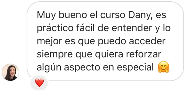 Testimonio de alumna